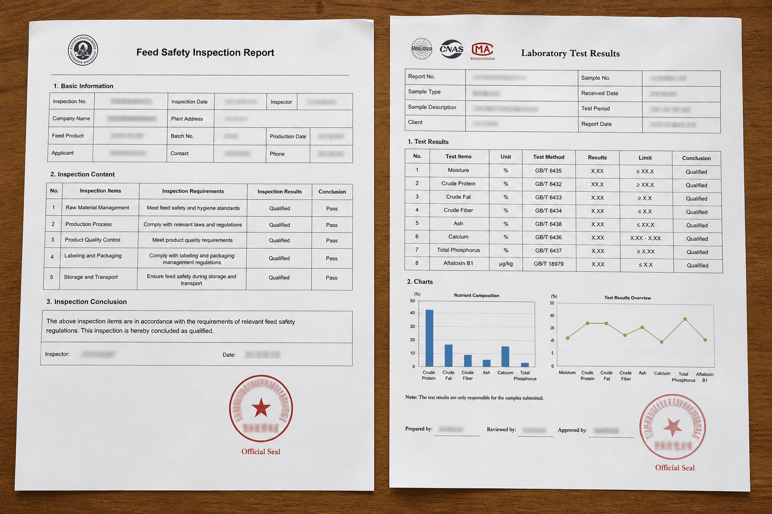 Feed Safety Inspection Report